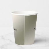 Christmas Party Floral Reindeer Golden Winter Papieren Bekers (Rechts)