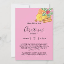 Christmas Party Invitation Card