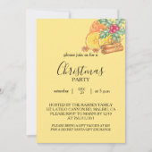 Christmas Party Invitation Card Kaart (Voorkant)