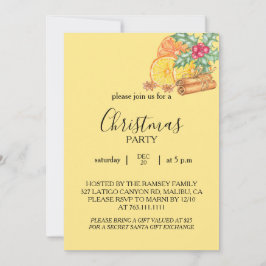 Christmas Party Invitation Card Kaart