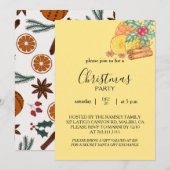 Christmas Party Invitation Card Kaart (Voorkant / Achterkant)