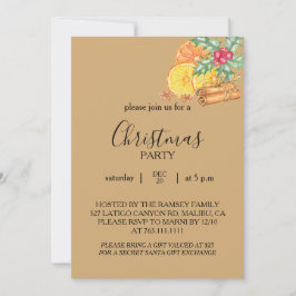 Christmas Party Invitation Card Kaart
