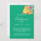 Christmas Party Invitation Card Kaart (Voorkant)