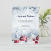 Christmas Party Invitation, Christmas Invitations Kaart (Staand voorkant)