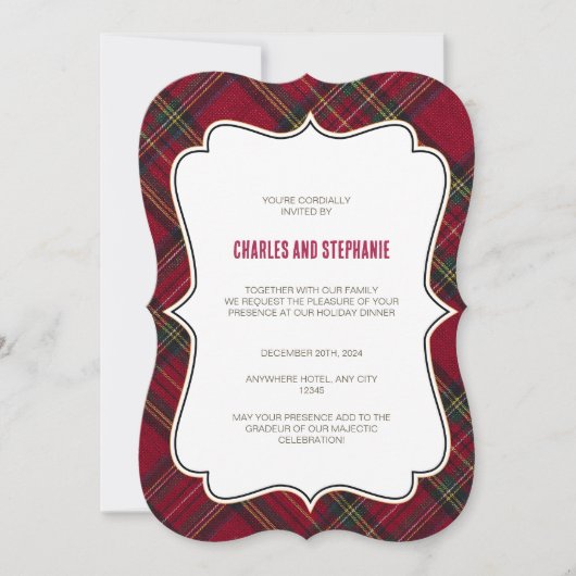 Christmas Party Invitation, Christmas Invitations Kaart (Voorkant)