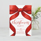 Christmas Party invitation Friendsmas Invite Kaart (Staand voorkant)