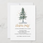 Christmas Party Invitation, Holiday Party Invitati Kaart (Voorkant)