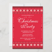 Christmas Party Invitation Kaart (Voorkant)