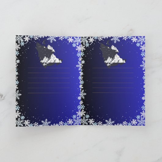 Christmas party invitation  kaart (Binnen)