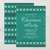 Christmas Party Invitation Kaart (Voorkant / Achterkant)
