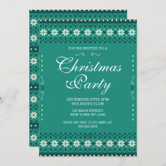 Christmas Party Invitation  Kaart