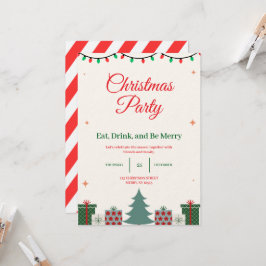 Christmas Party Invitation Kaart
