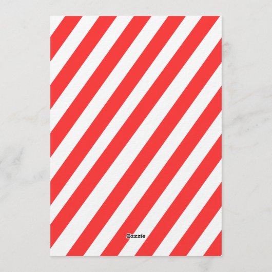 Christmas Party Invitation Kaart (Achterkant)