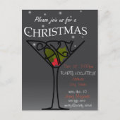Christmas Party Invitation ontwerp Uitnodiging Briefkaart (Voorkant)