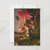 Christmas Party Invitation Personalize Bedankkaart (Achterkant)