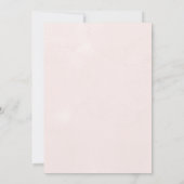 Christmas party Invitation with a cozy barn Kaart (Achterkant)