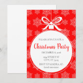 CHRISTMAS PARTY KAART (Voorkant / Achterkant)