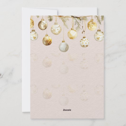 Christmas party  kaart (Achterkant)