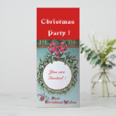 CHRISTMAS PARTY KAART (Staand voorkant)