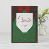 Christmas party kaart (Staand voorkant)