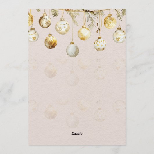 Christmas party  kaart (Achterkant)