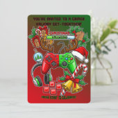 Christmas Party Kaart (Staand voorkant)