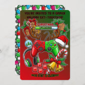 Christmas Party Kaart (Voorkant / Achterkant)