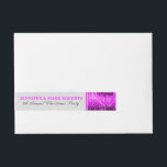 Christmas Party Label Retro Hot Pink Disco Glitter Omwikkelbaar Adreslabel<br><div class="desc">Elegante hete roze tinten disco-ball glitter en witte abstracte sneeuwvlokken kerstadreslabel. Groene accenten Ik bied snelle en gratis aangepaste ontwerpen voor elk product aangeboden door zazzle. Als u aangepaste tekstopmaak nodig hebt voor uw informatie,  stuur dan een e-mail naar mij. Persoonlijke hulp is beschikbaar op aanvraag.</div>