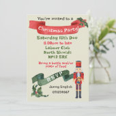 Christmas Party notenkraker Kleine drummer jongen Kaart (Staand voorkant)