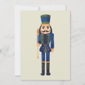 Christmas Party notenkraker Kleine drummer jongen Kaart (Achterkant)