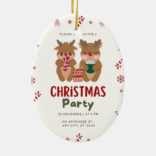 Christmas Party Ornament (Achterkant)