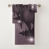 Christmas Party Pink Trees Holiday Winter Elegant Bad Handdoek (Insitu)