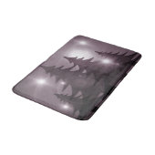 Christmas Party Pink Trees Holiday Winter Elegant Badmat (Gekanteld)