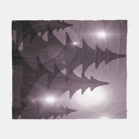 Christmas Party Pink Trees Holiday Winter Elegant Fleece Deken (Voorkant (Horizontaal))