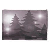 Christmas Party Pink Trees Holiday Winter Elegant Kussensloop (Achterkant)