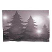 Christmas Party Pink Trees Holiday Winter Elegant Kussensloop (Voorkant)