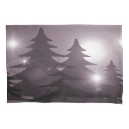 Christmas Party Pink Trees Holiday Winter Elegant Kussensloop