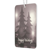 Christmas Party Pink Trees Holiday Winter Elegant Luchtverfrisser (Links)