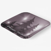 Christmas Party Pink Trees Holiday Winter Elegant Papieren Bordje (Gebogen)