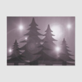 Christmas Party Pink Trees Holiday Winter Elegant Tissuepapier (Voorkant)