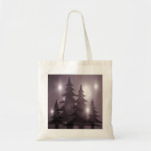 Christmas Party Pink Trees Holiday Winter Elegant Tote Bag (Voorkant)