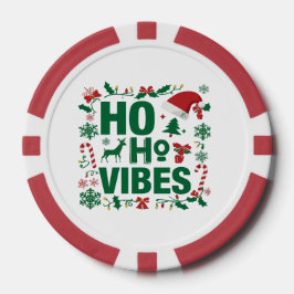 Christmas Party Poker Chip – Ho Ho Vibes