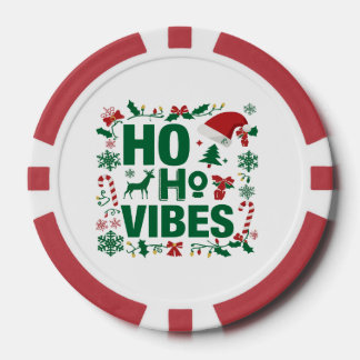Christmas Party Poker Chip – Ho Ho Vibes