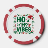 Christmas Party Poker Chip – Ho Ho Vibes (Achterkant)