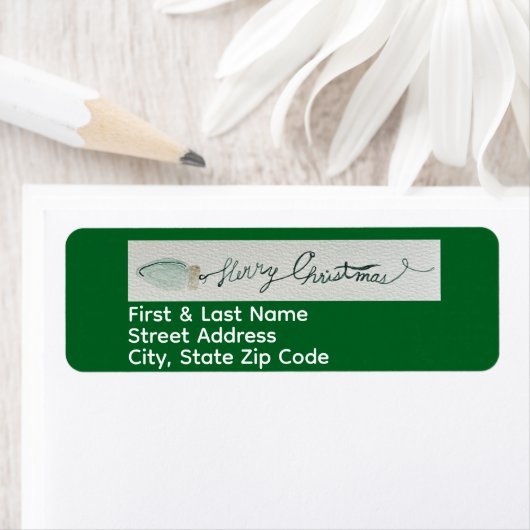 Christmas Party Return Label (Insitu)