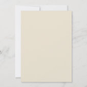 Christmas Party Sand Dollar Holly Berries Coastal  Kaart (Achterkant)