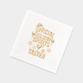 Christmas party spirits taster funny quote folie servetten (Links)