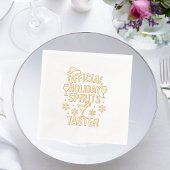 Christmas party spirits taster funny quote folie servetten