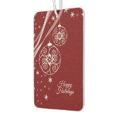 Christmas Party White Ornaments Stars Red Elegant Luchtverfrisser (Links)