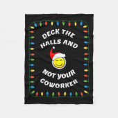 Christmas Party Workplace Funny Design  Fleece Deken (Voorkant)